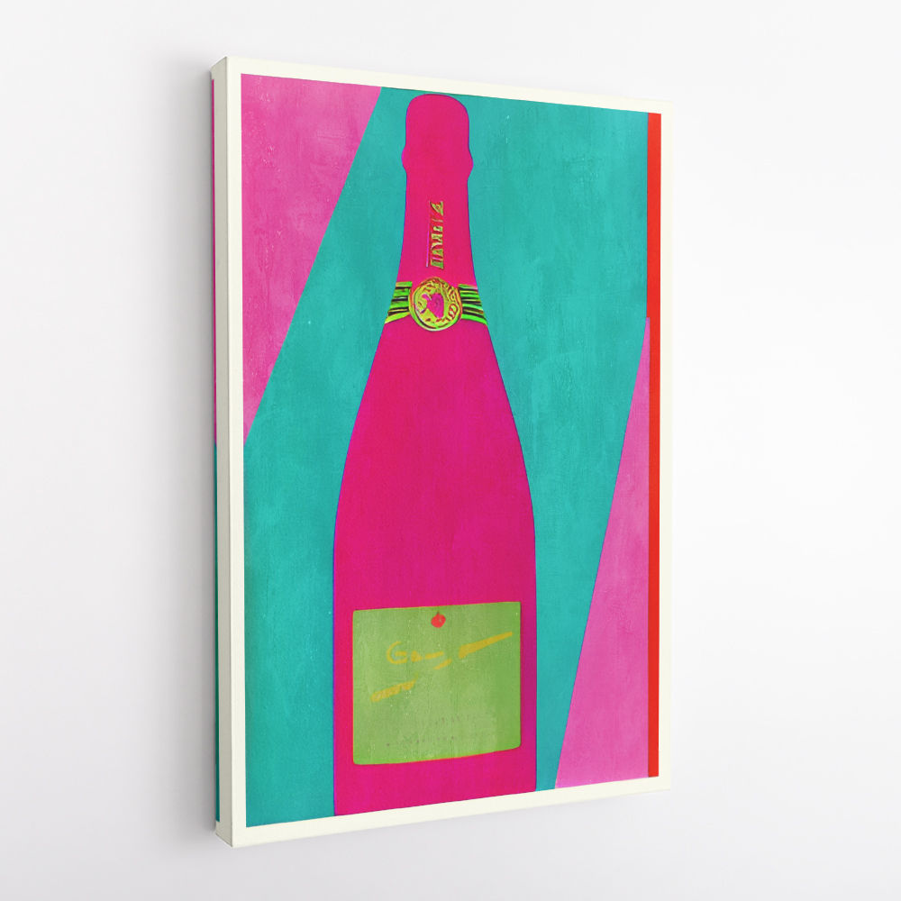 Pink Champagne Wall Art