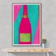 Pink Champagne Wall Art