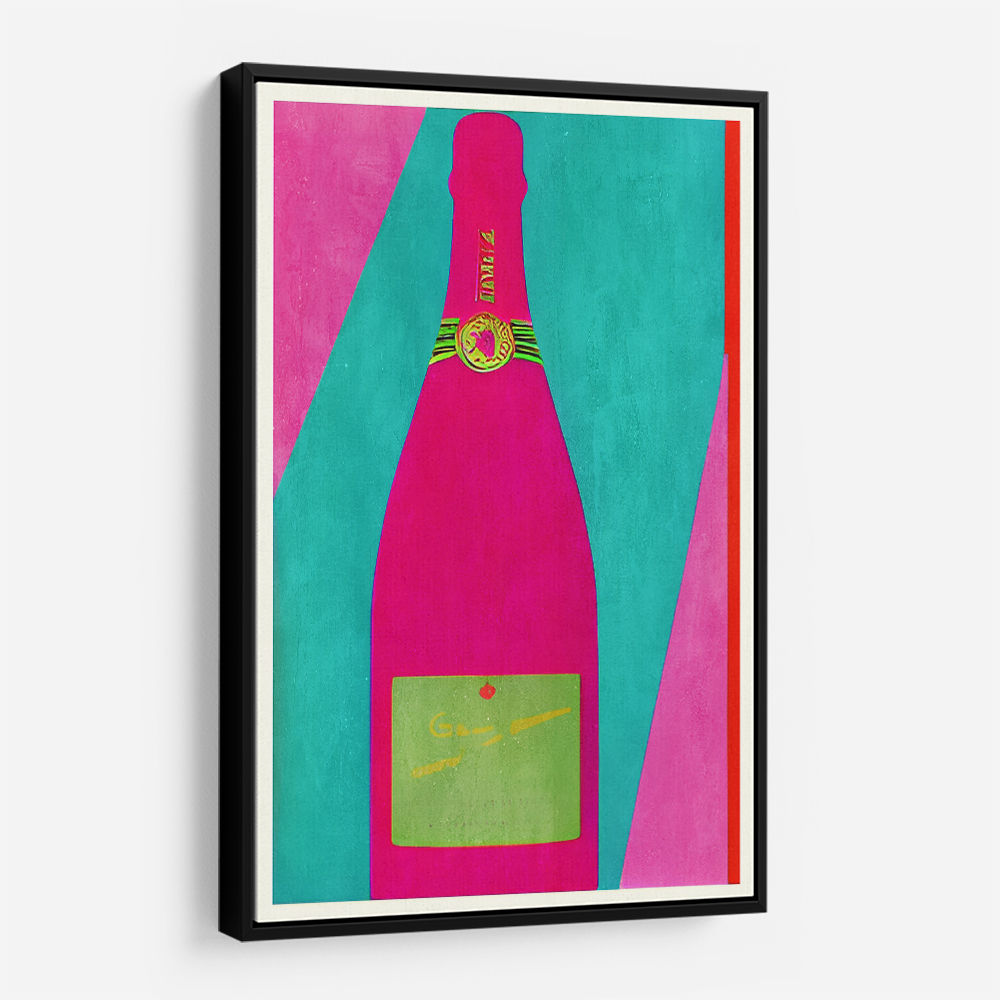 Pink Champagne Wall Art