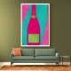 Pink Champagne Wall Art