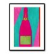 Pink Champagne Wall Art