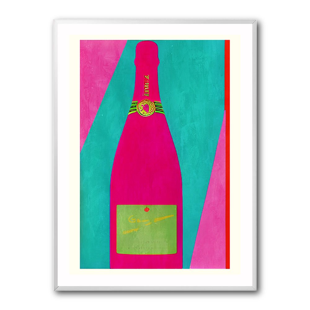 Pink Champagne Wall Art