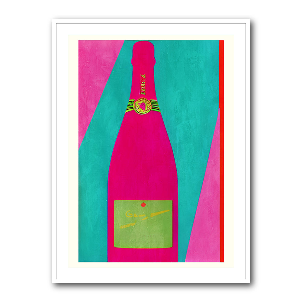 Pink Champagne Wall Art