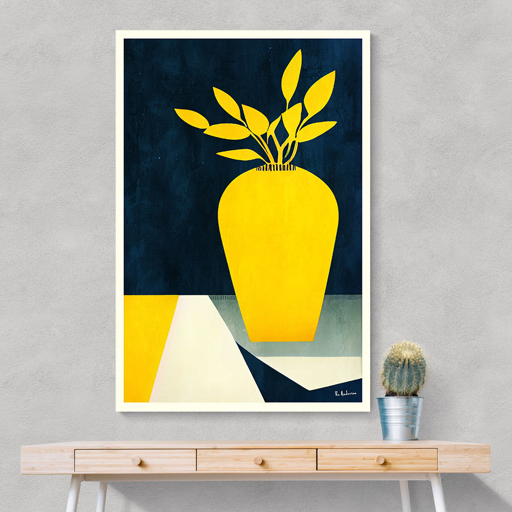 Les Fleurs Jaunes Wall Art