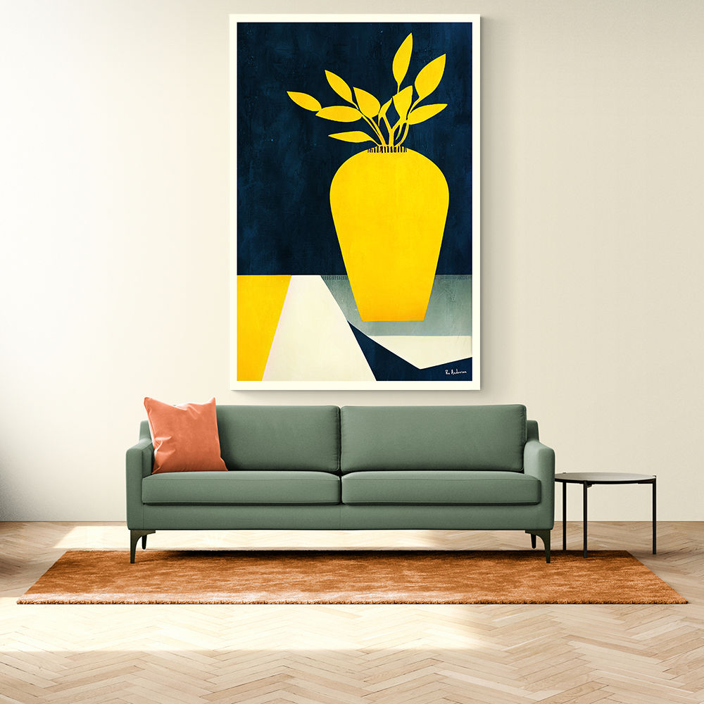 Les Fleurs Jaunes Wall Art