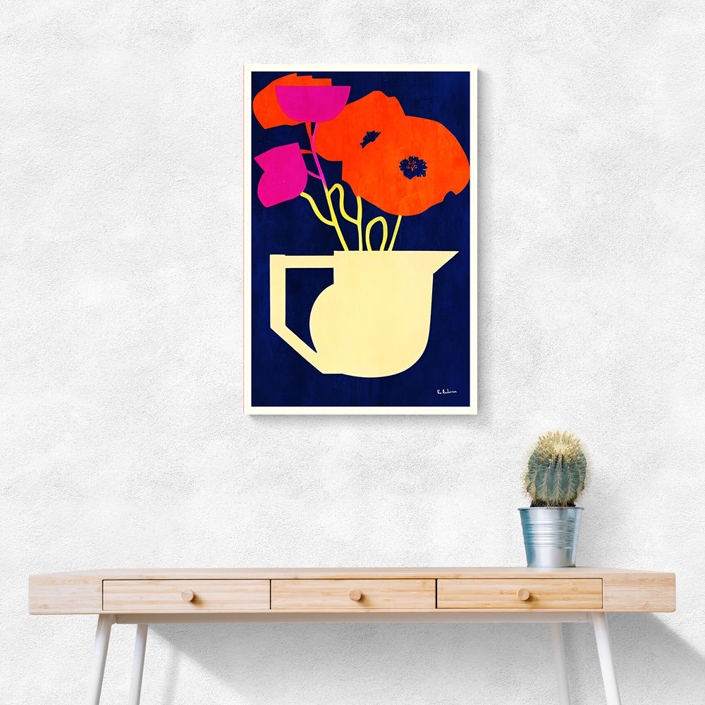 Bright A Sunny Poppies Wall Art