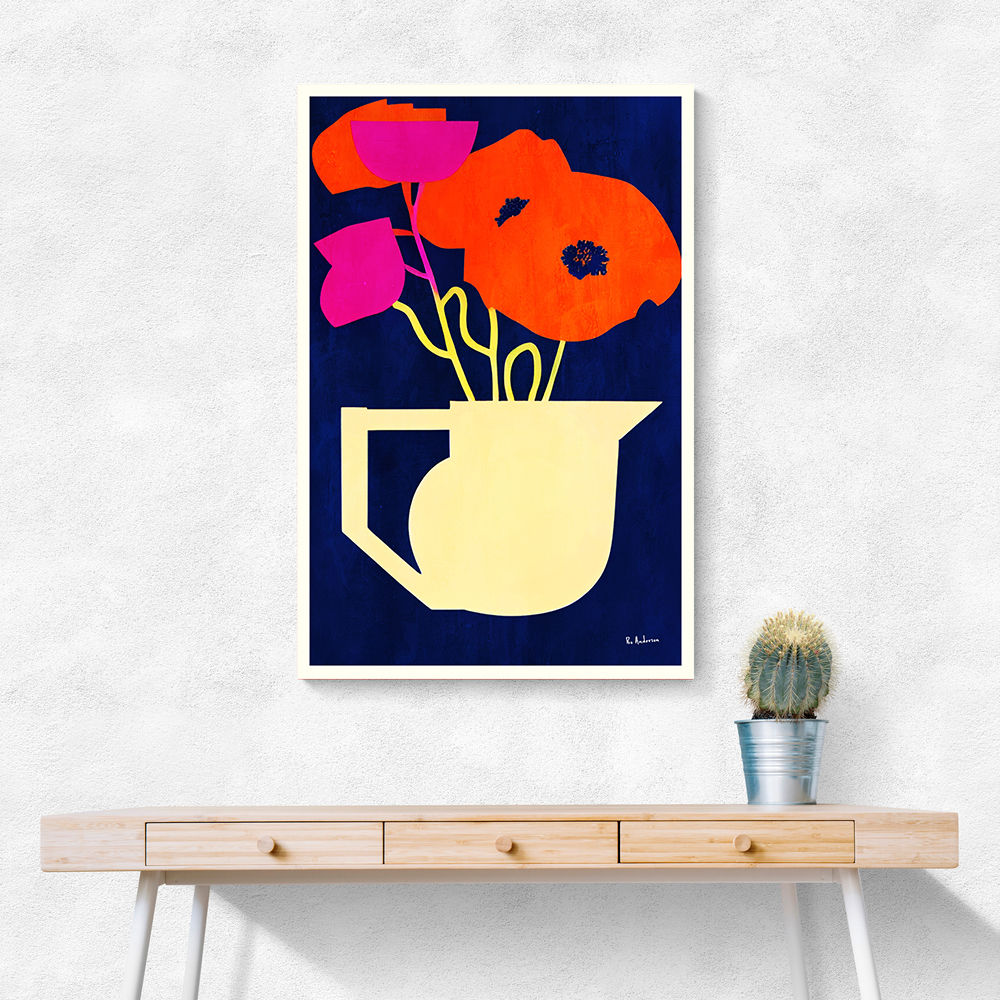 Bright A Sunny Poppies Wall Art