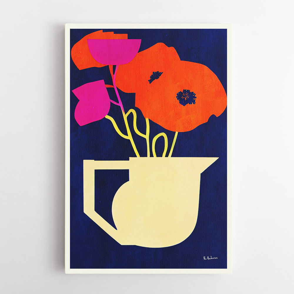 Bright A Sunny Poppies Wall Art