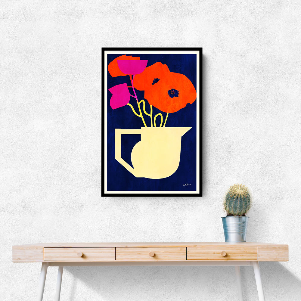 Bright A Sunny Poppies Wall Art