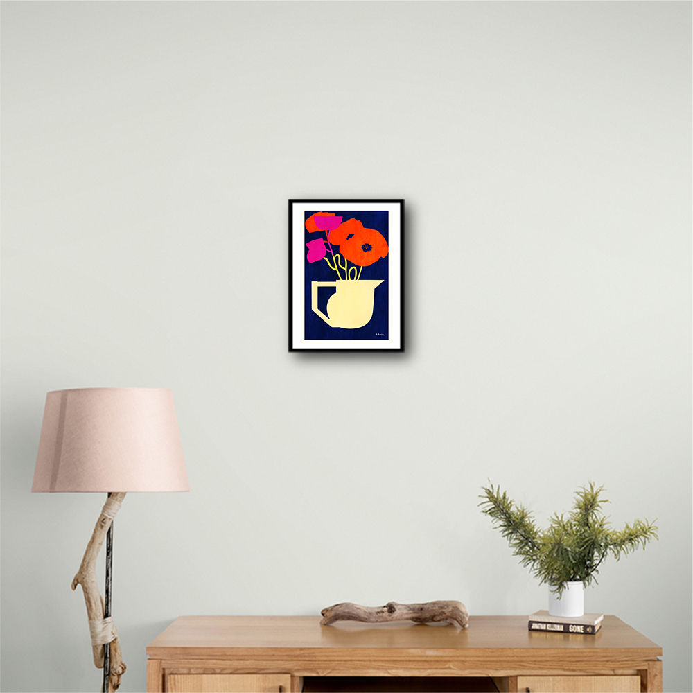 Bright A Sunny Poppies Wall Art