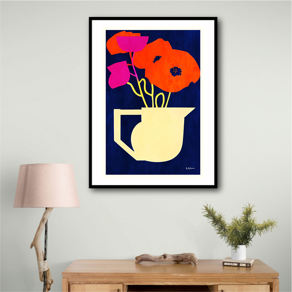 Bright A Sunny Poppies Wall Art