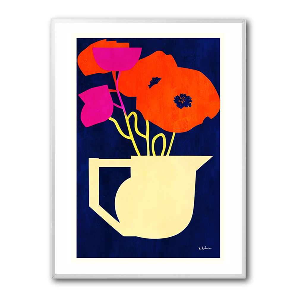 Bright A Sunny Poppies Wall Art