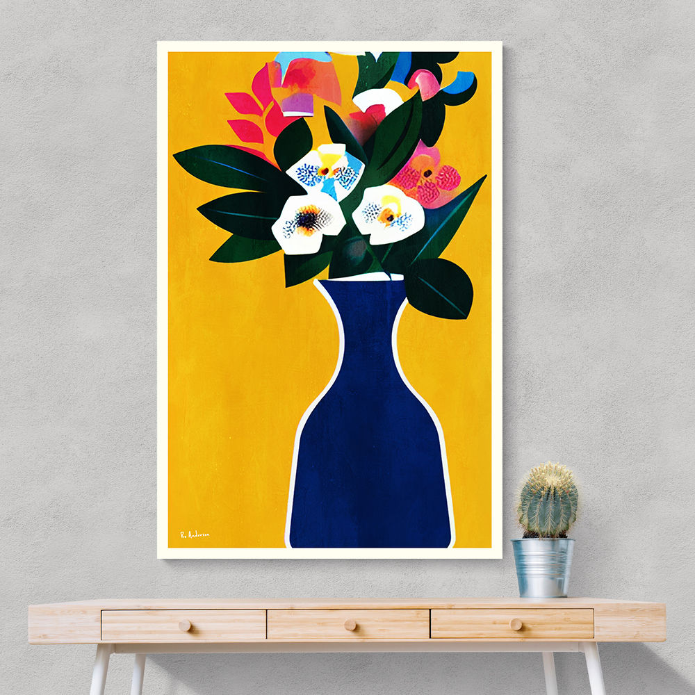 Sunshine Flowers Wall Art