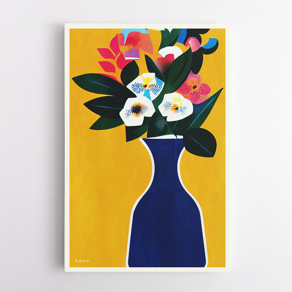 Sunshine Flowers Wall Art