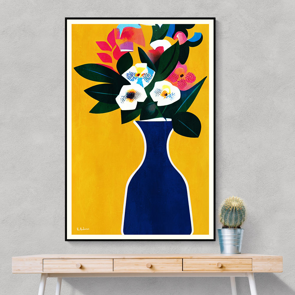 Sunshine Flowers Wall Art