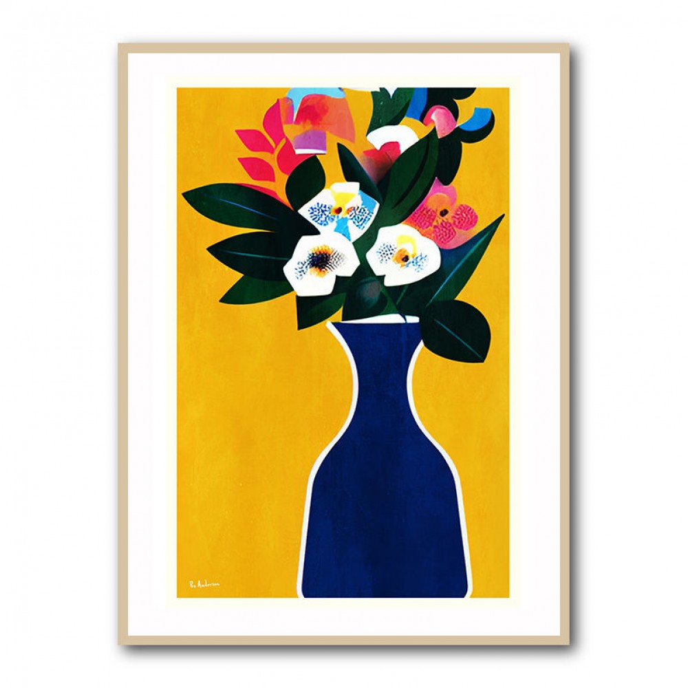 Sunshine Flowers Wall Art