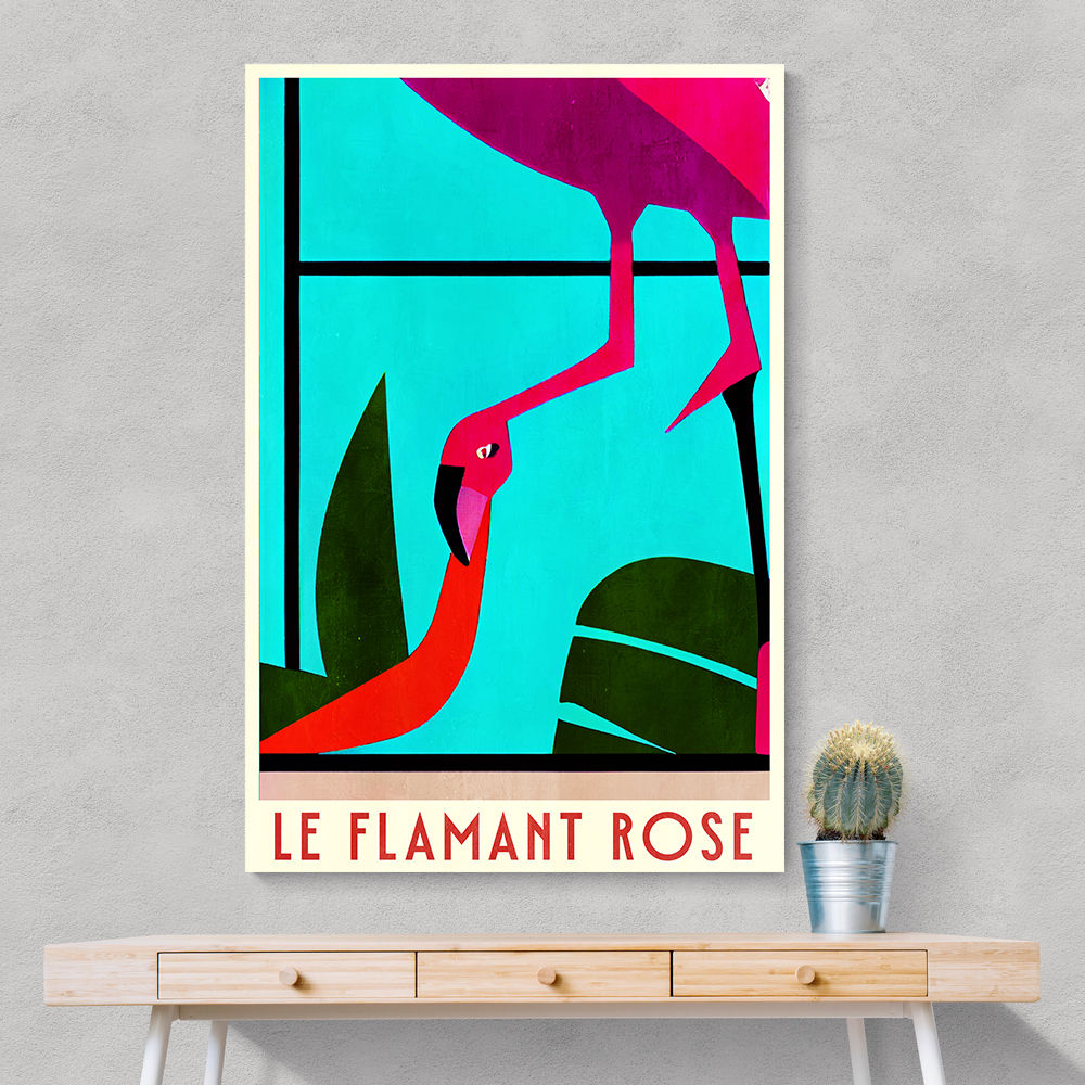 Le Flamant Rose Wall Art