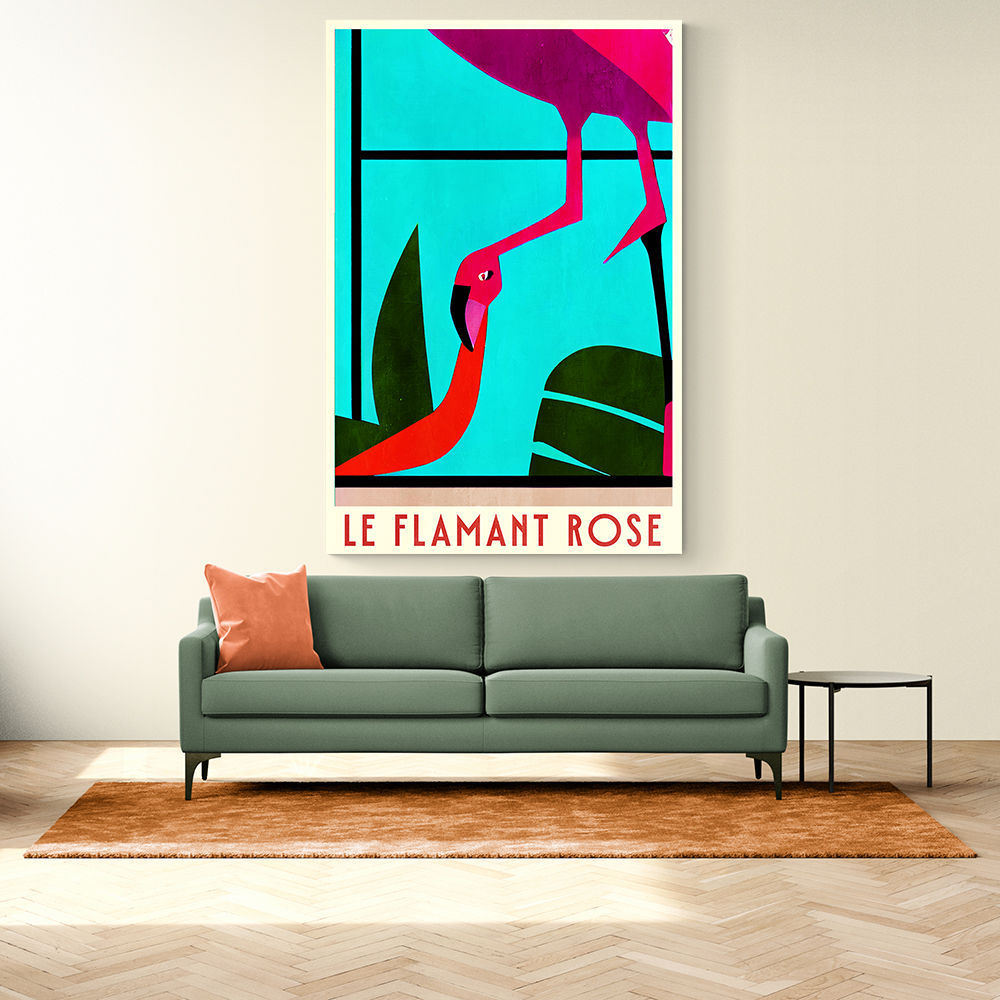 Le Flamant Rose Wall Art