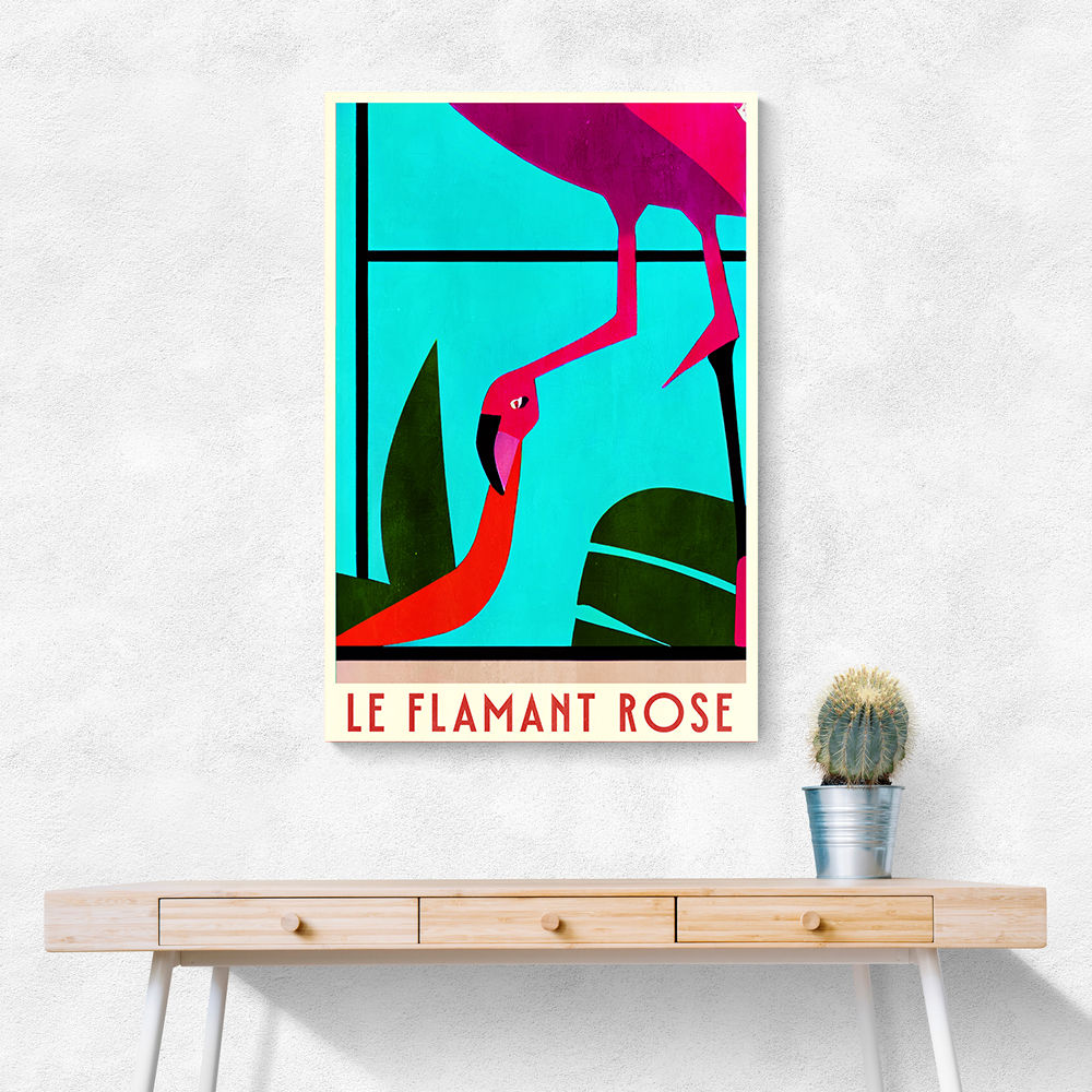 Le Flamant Rose Wall Art