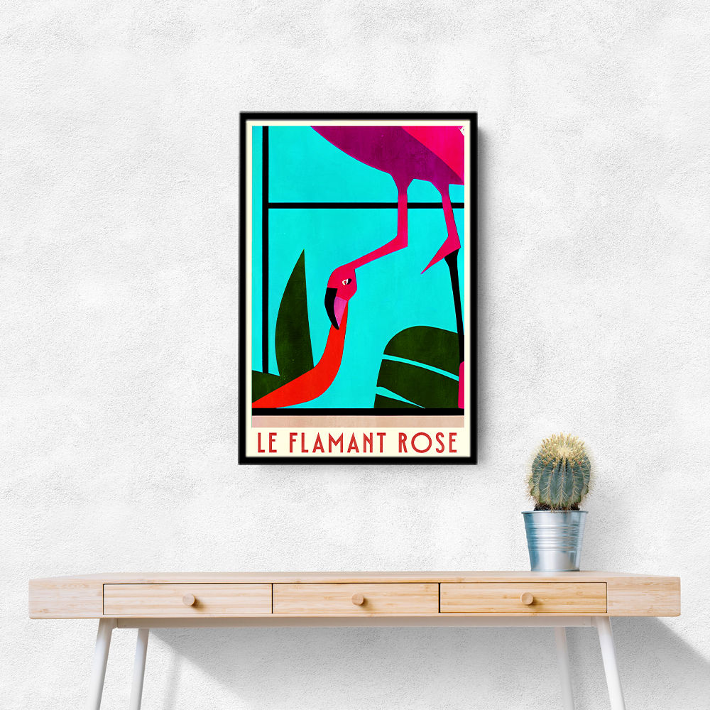 Le Flamant Rose Wall Art