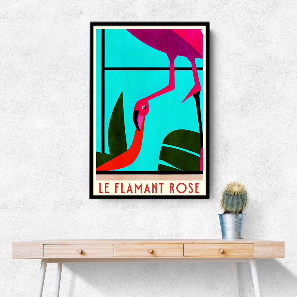 Le Flamant Rose Wall Art