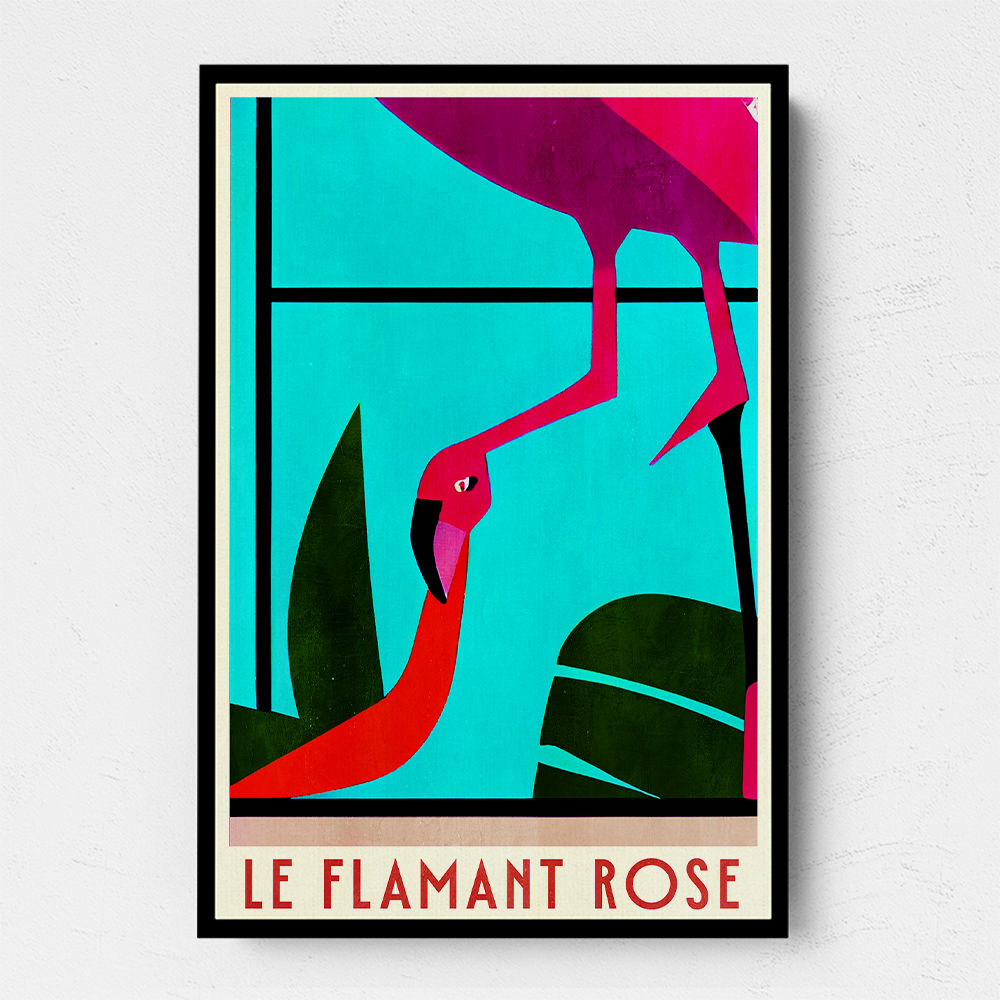 Le Flamant Rose Wall Art