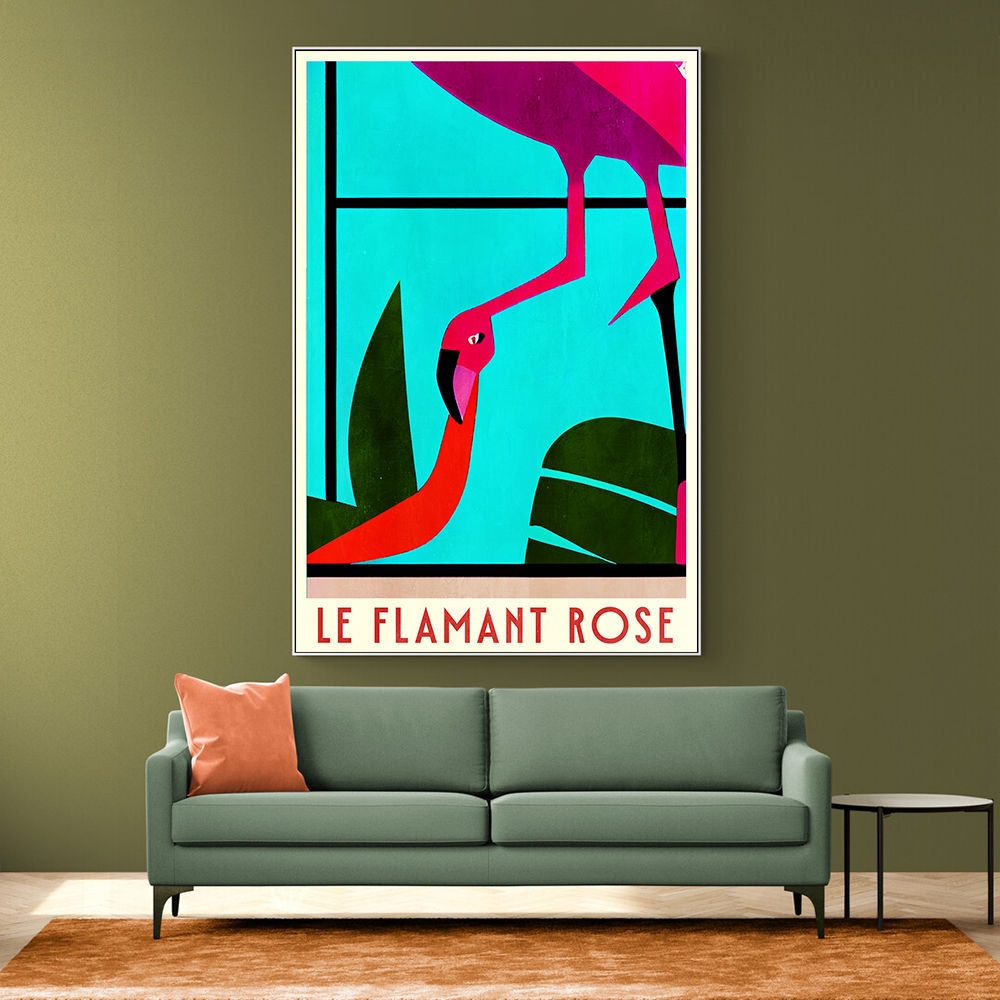 Le Flamant Rose Wall Art