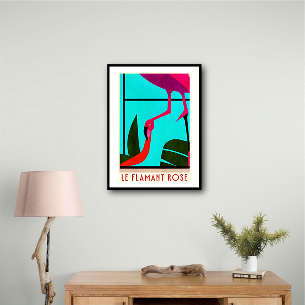 Le Flamant Rose Wall Art