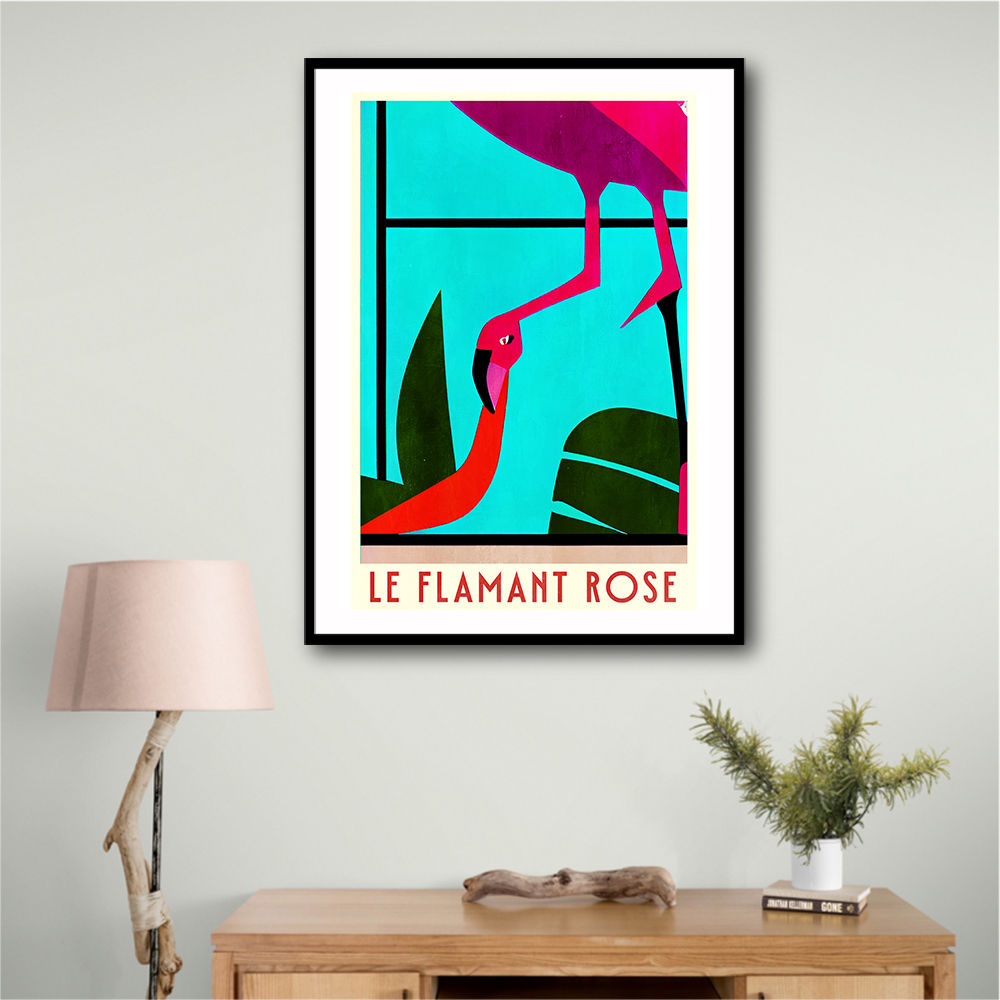 Le Flamant Rose Wall Art