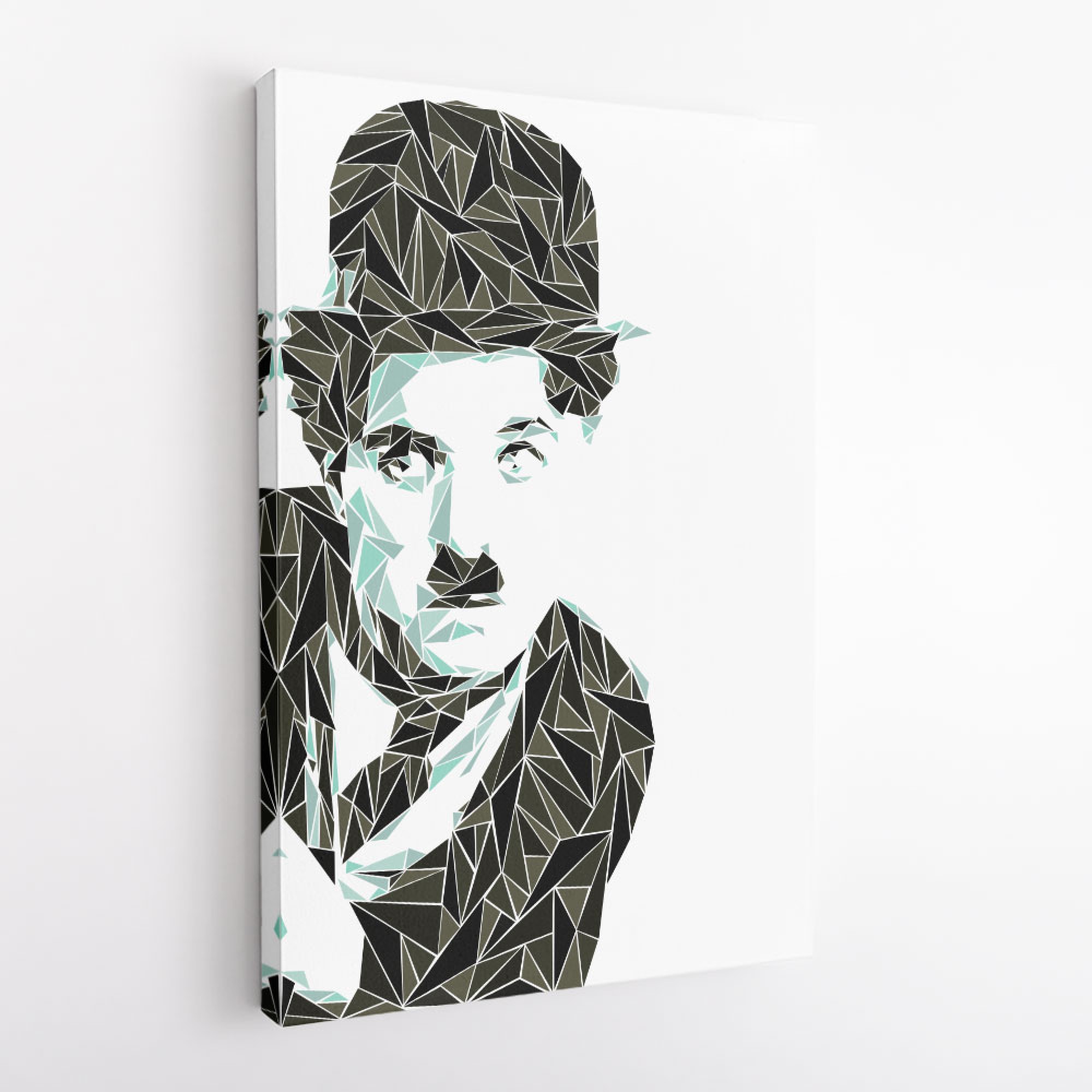 Charlie Chaplin Abstract Wall Art