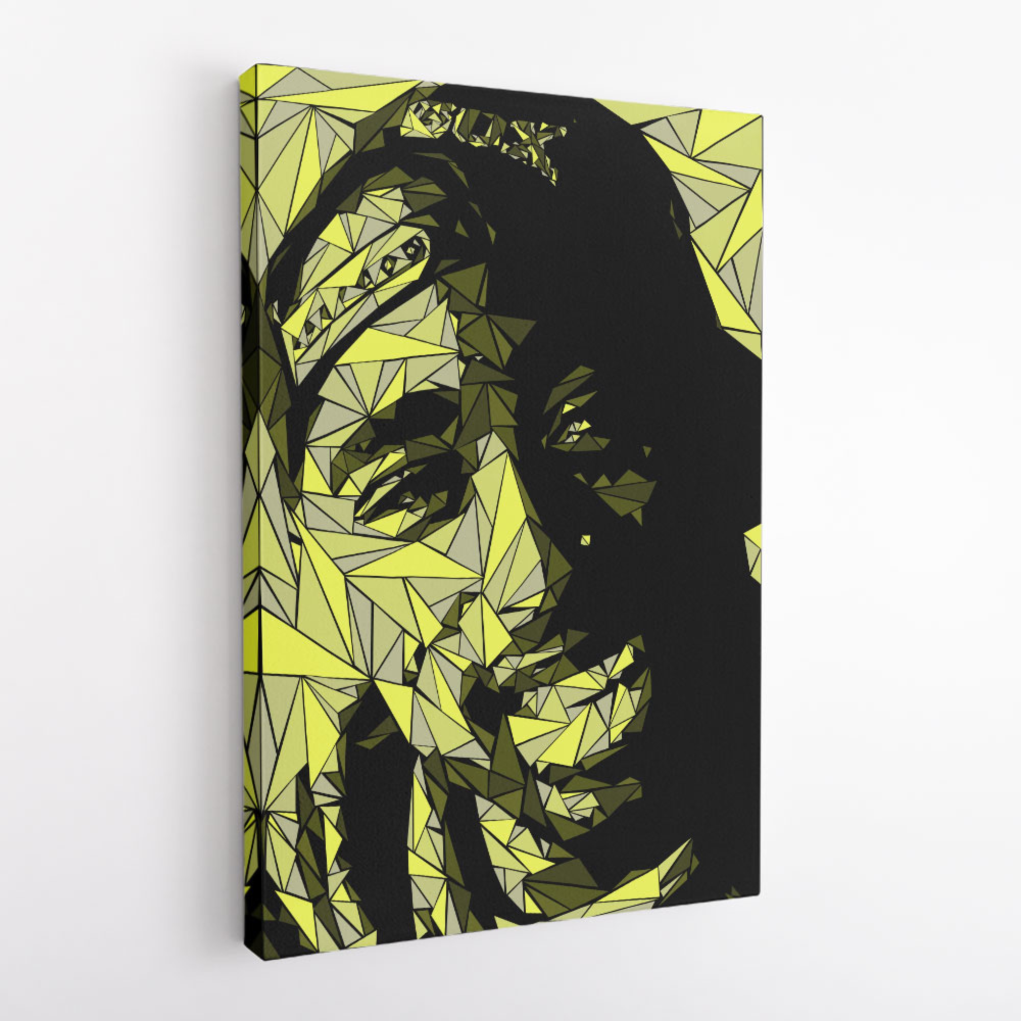 Tupac Abstract Wall Art