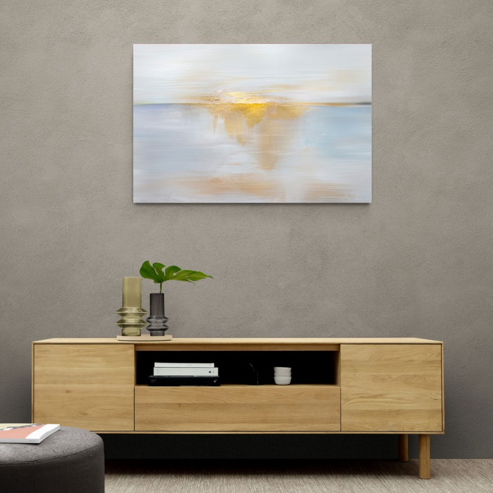 Sea Sun Abstract Wall Art