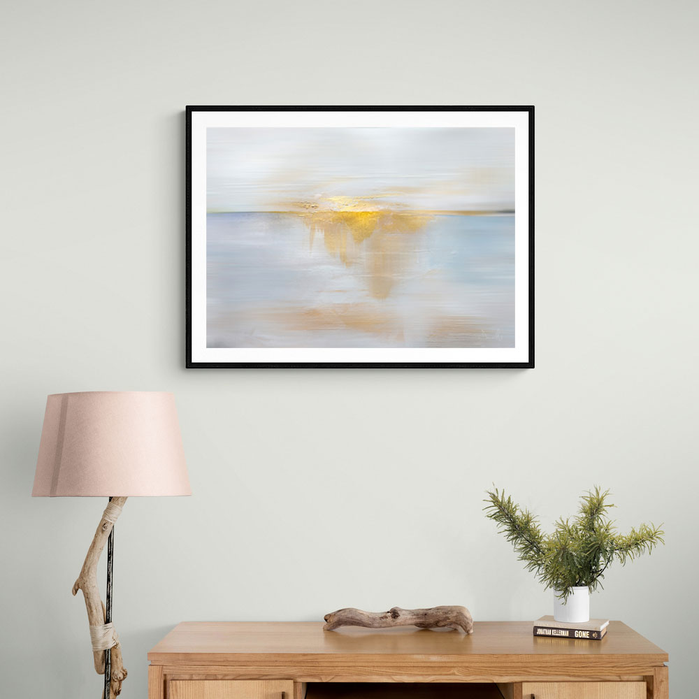 Sea Sun Abstract Wall Art