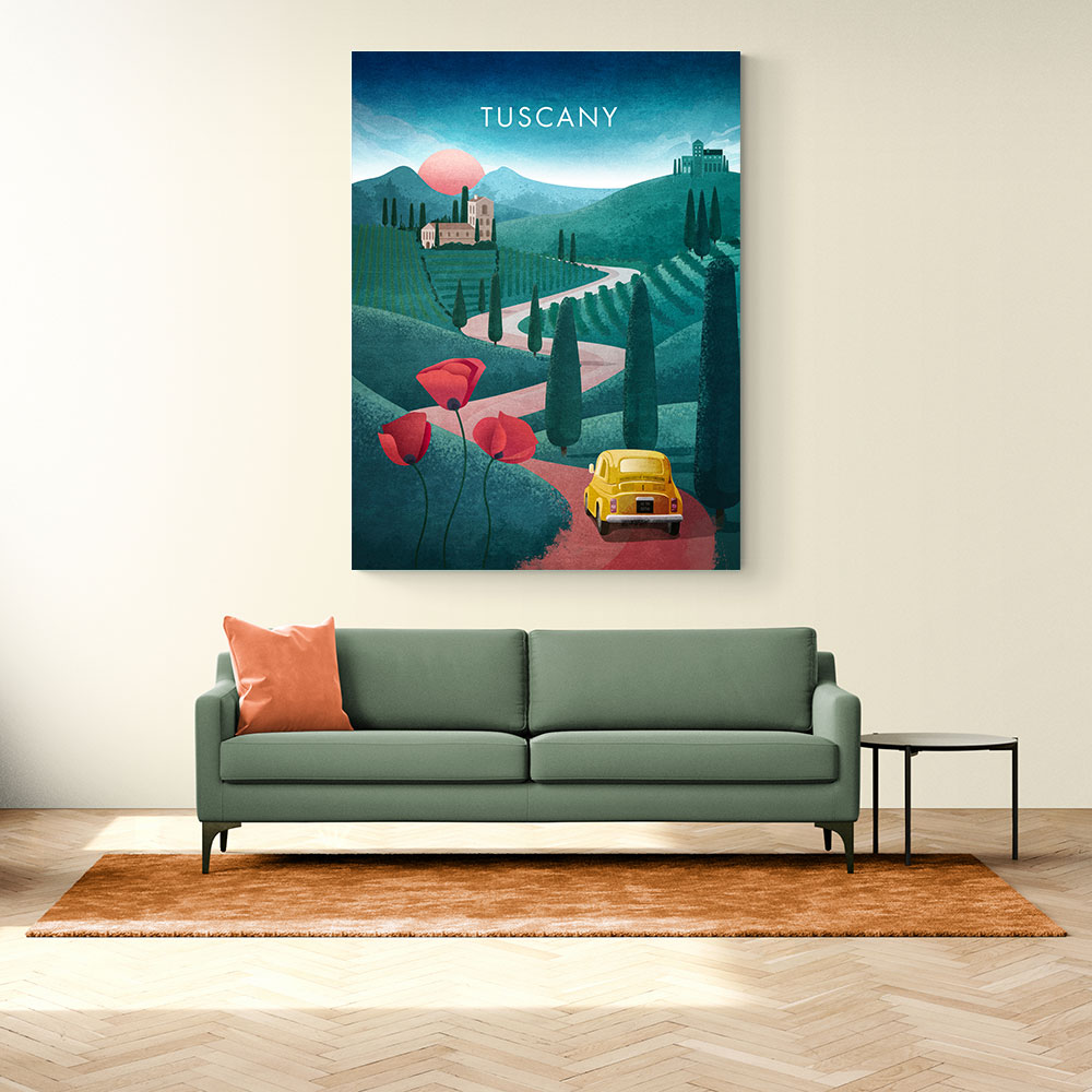 Tuscany Travel Poster