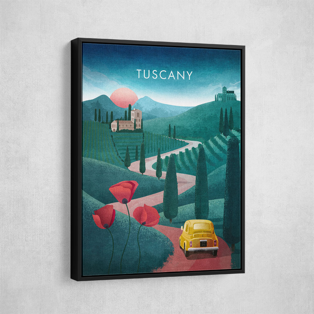 Tuscany Travel Poster