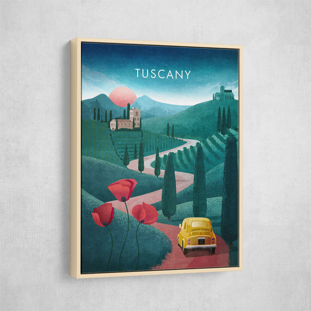 Tuscany Travel Poster