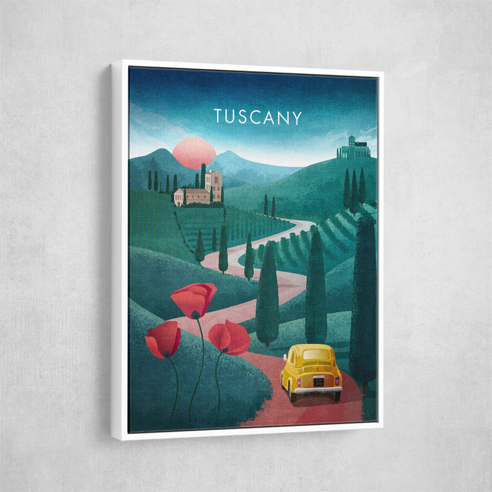 Tuscany Travel Poster