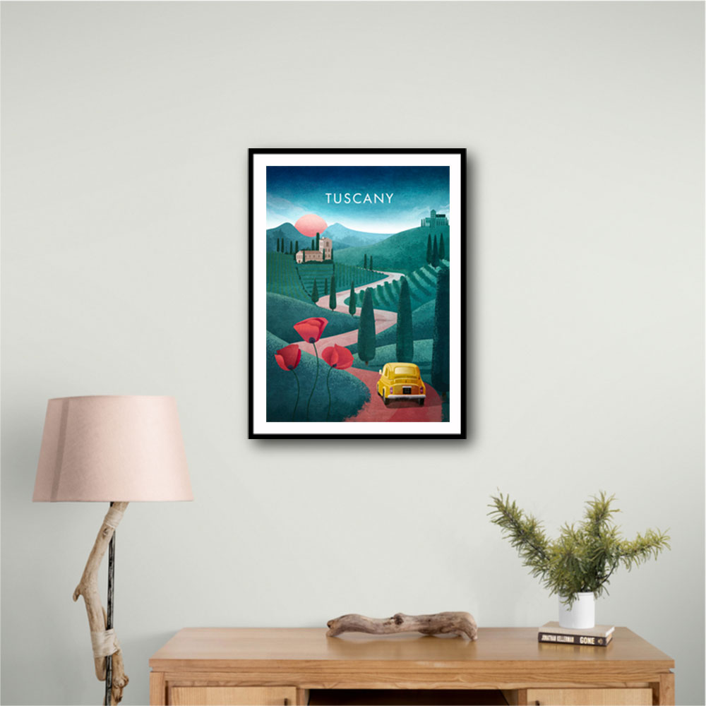 Tuscany Travel Poster