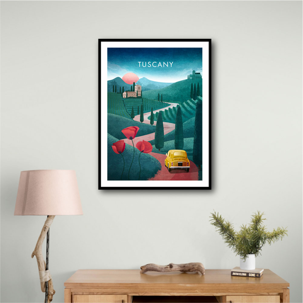 Tuscany Travel Poster