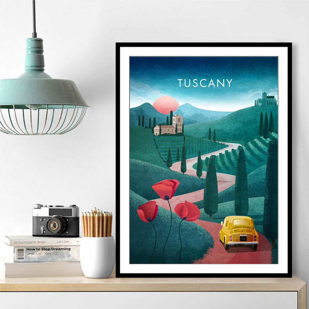 Tuscany Travel Poster