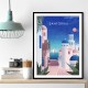 Santorini Travel Poster