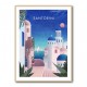 Santorini Travel Poster