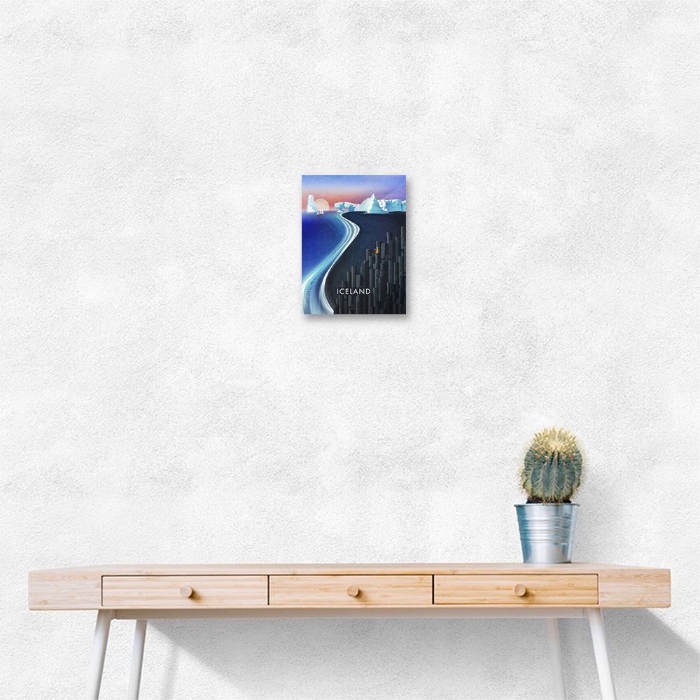 Iceland Travel Poster Wall Art