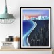 Iceland Travel Poster Wall Art