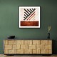 Geometric Striped Rug Tile