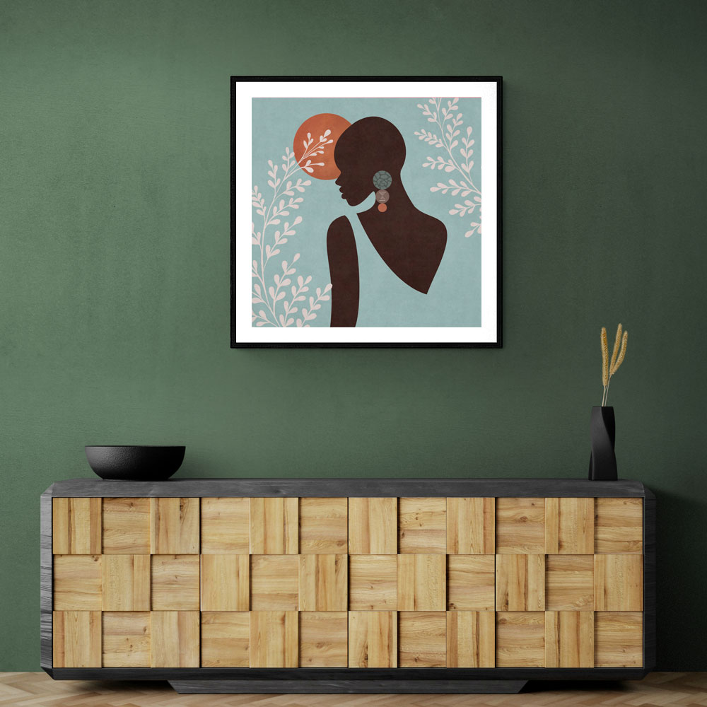 African Lady 1 Wall Art