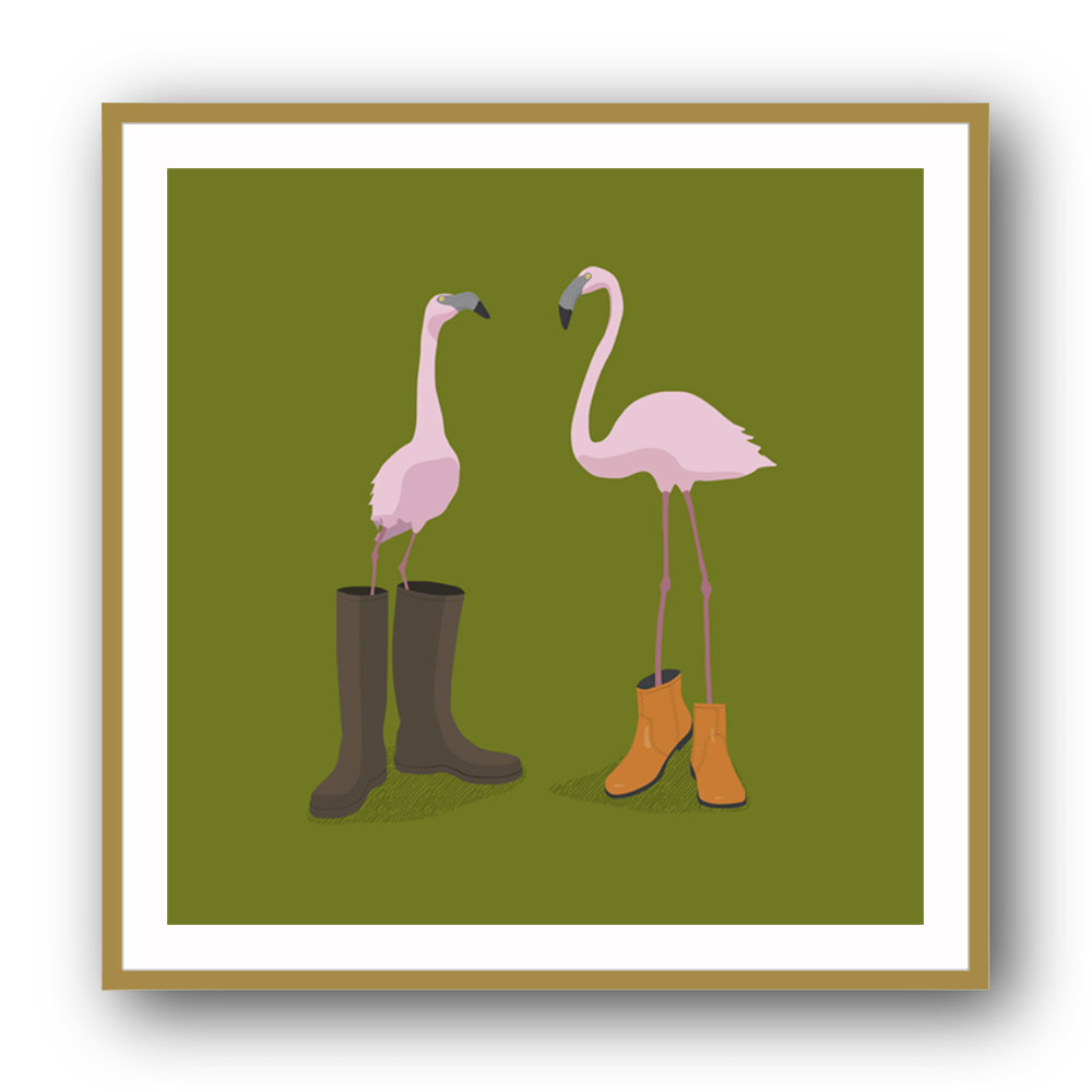 Fashion Flamingos