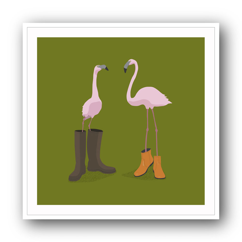 Fashion Flamingos