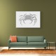 Crab Grey Poster Grey