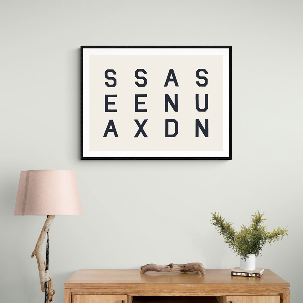 Sea Sex and Sun Print